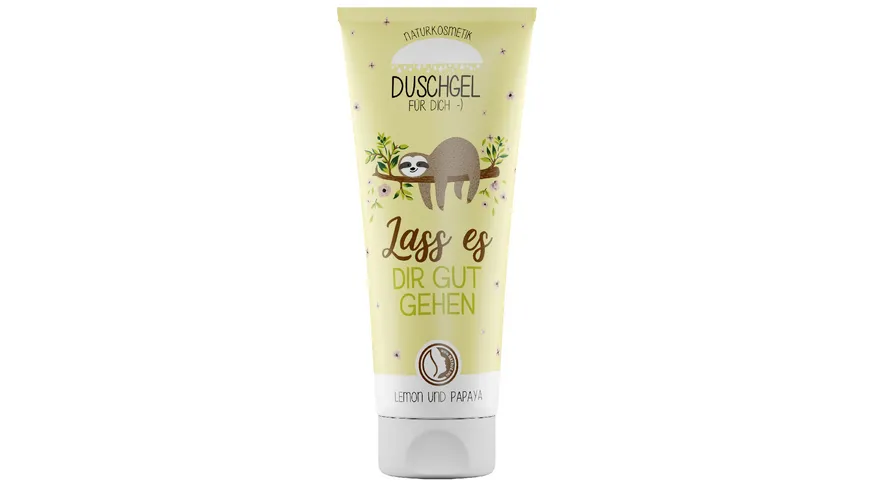 Geschenk für Dich Duschgel Faultier Lass es dir gut gehen 200 ml