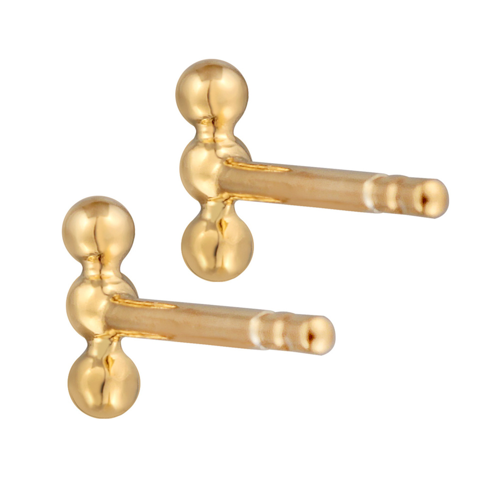 Elli Elli Boucles d'Oreilles Femmes clous d'oreilles boule design basique en argent st Boucles d'oreilles