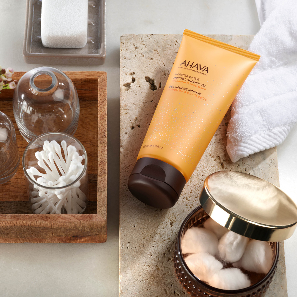 AHAVA Mineral Shower Gel Mandarin Cedarwood 200ml Gel douche