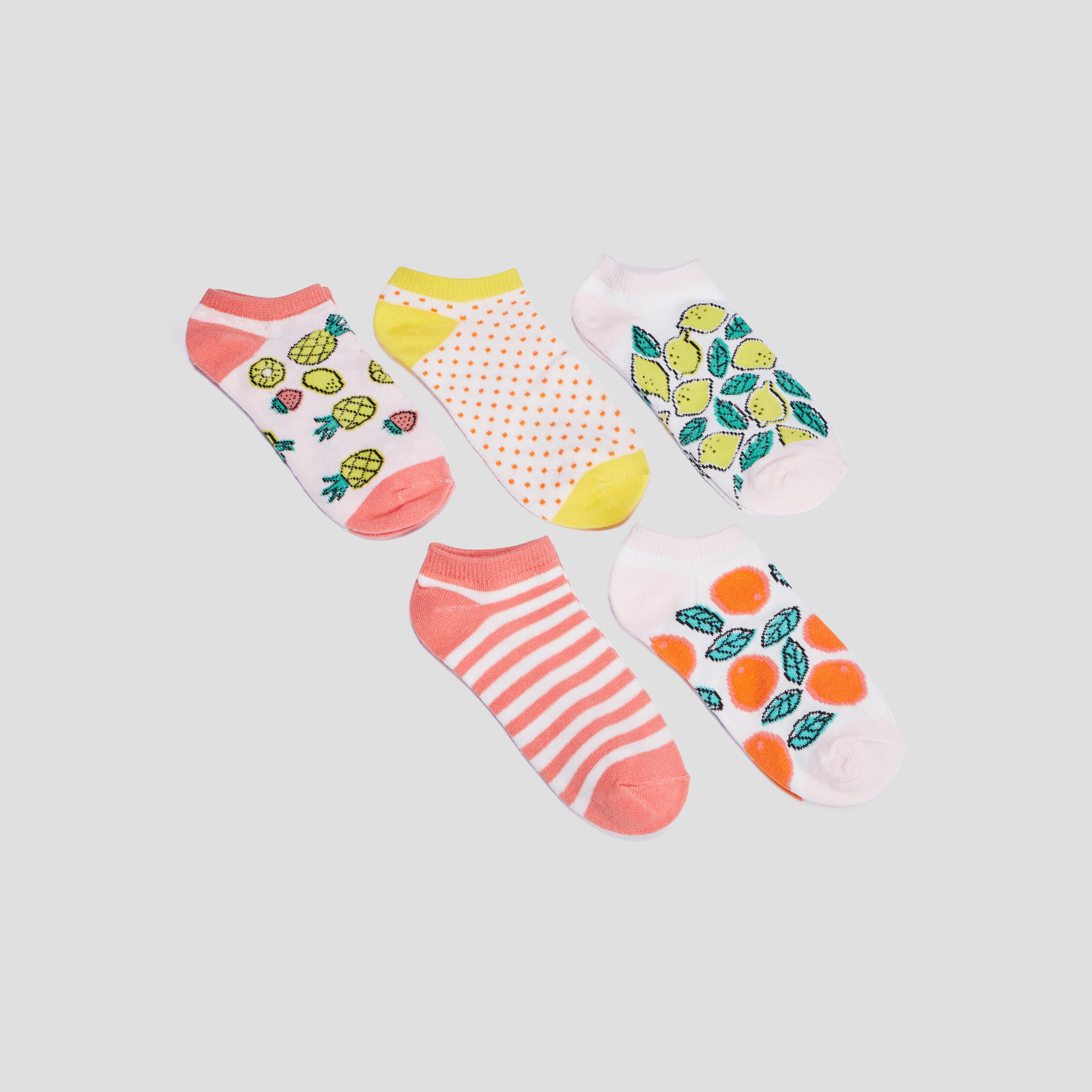 Lot 5 paires chaussettes multicolore fille | La Halle