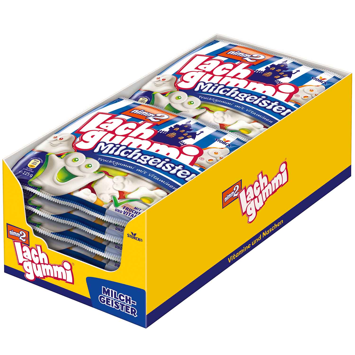 nimm2 Lachgummi Milchgeister 225g (MHD 31.10.2025)
