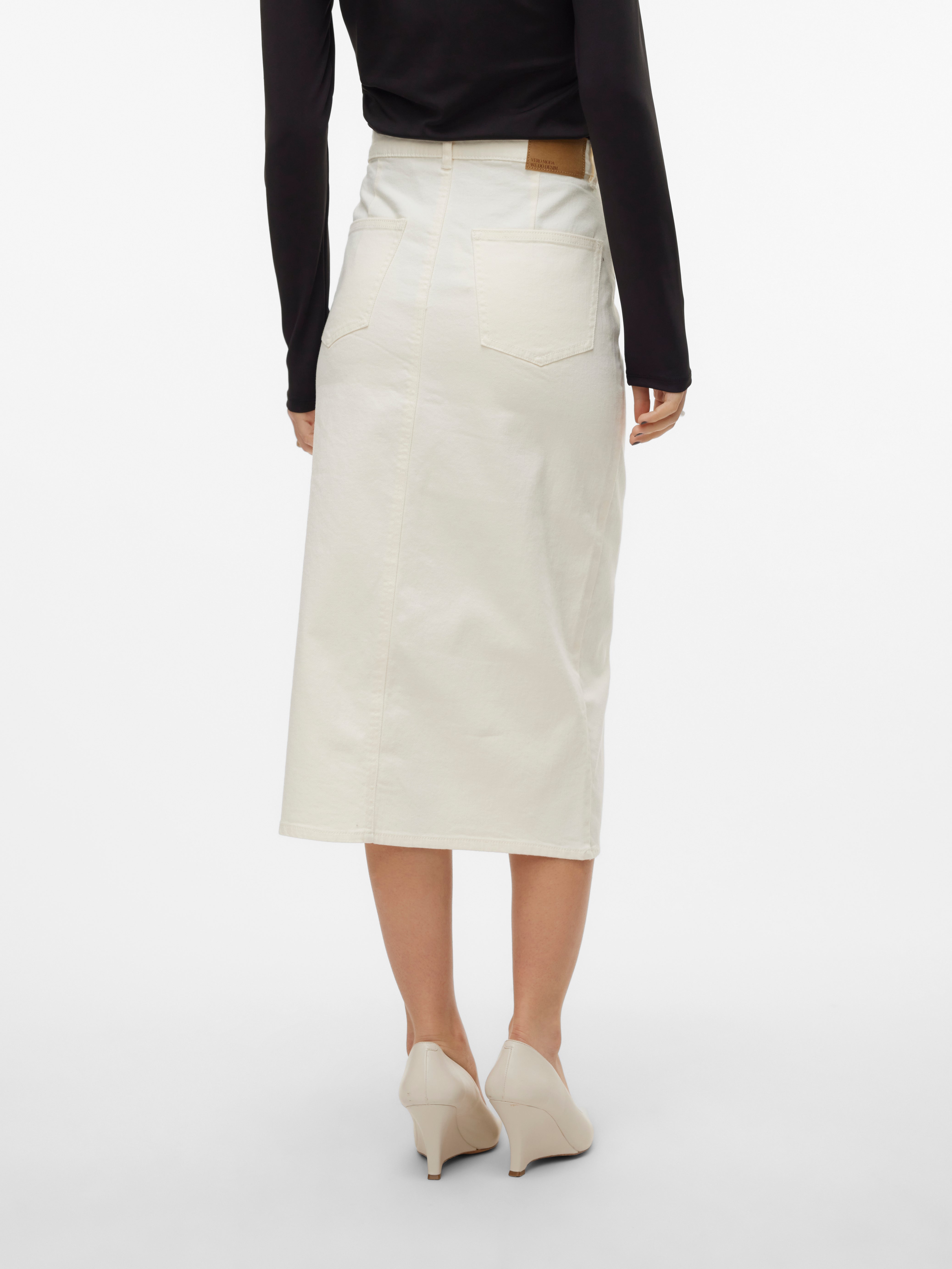 VMVERI Hohe Taille Langer Rock