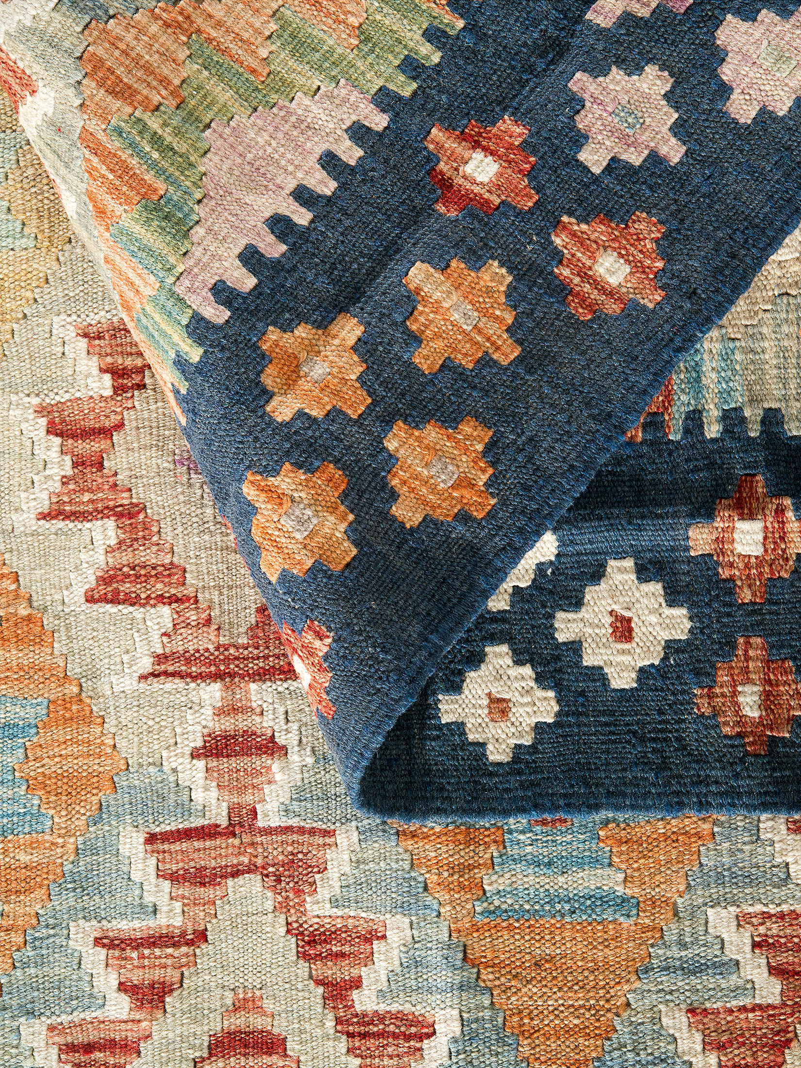 Afghan Kelim ca. 155 x 199 cm, Unikat / Einzelstück