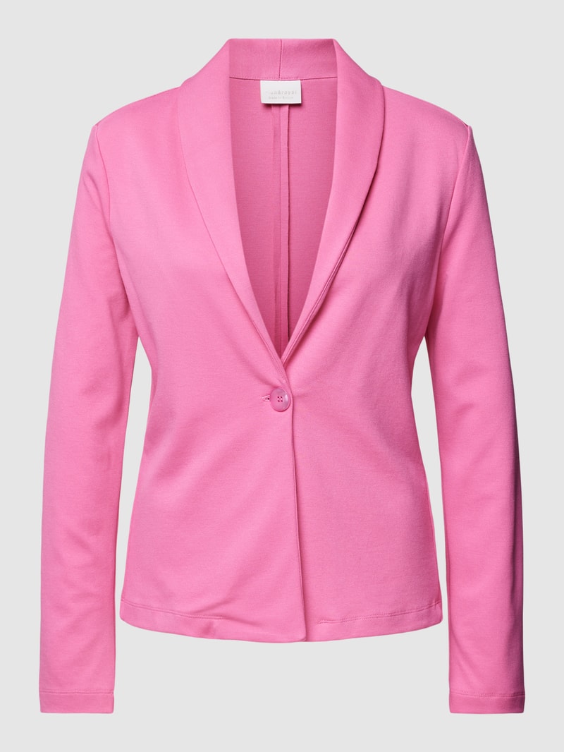 Blazer mit Schalkragen in pink