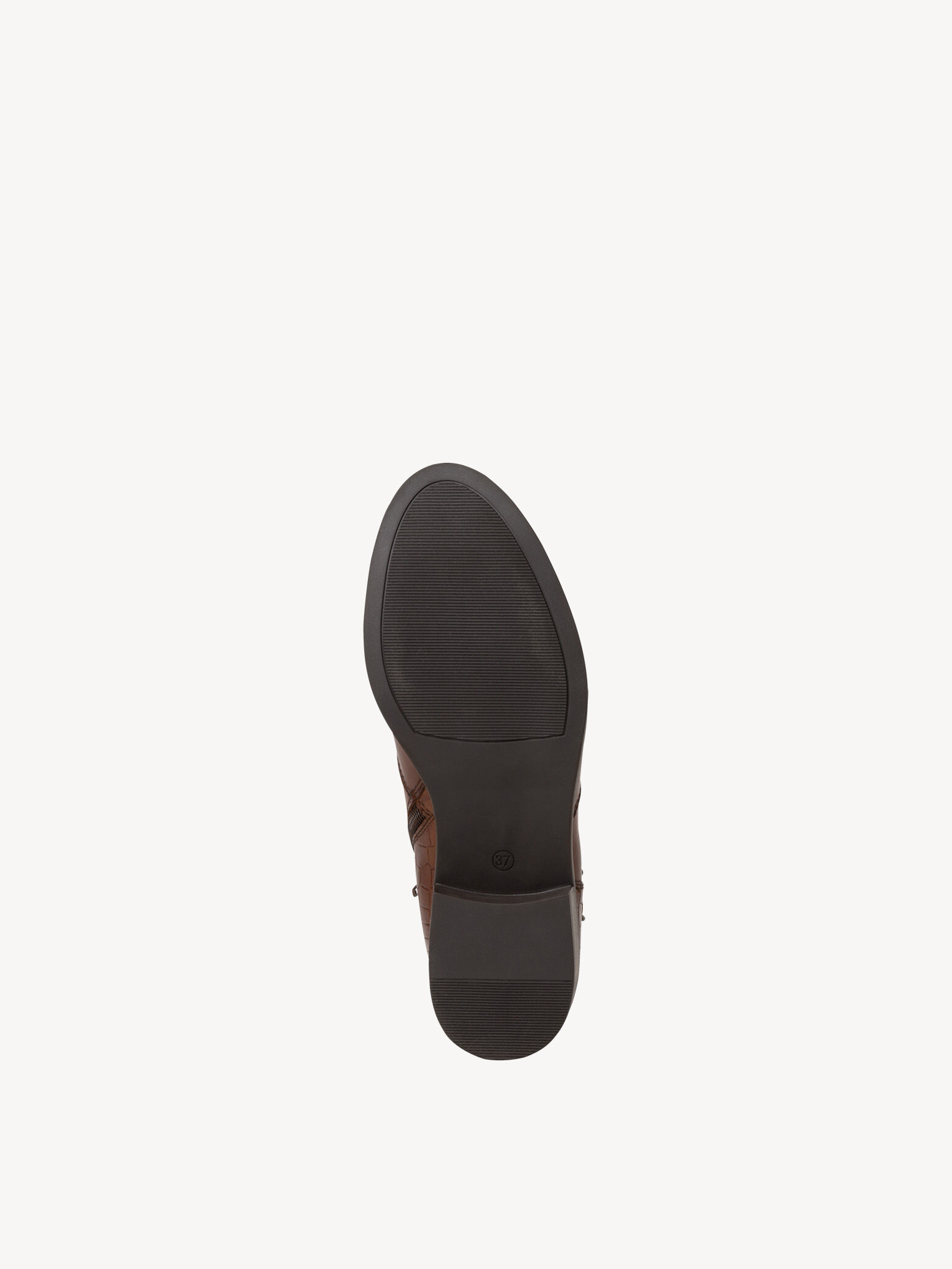 Bottine en cuir - marron