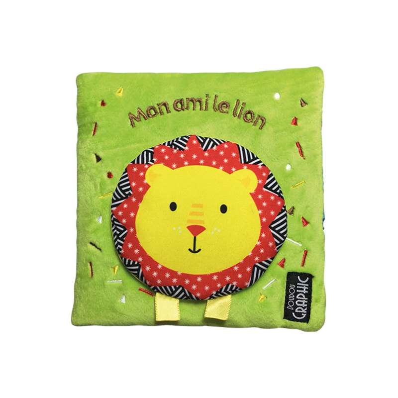 Livre tissu Mon ami le lion - Quatre Fleuves