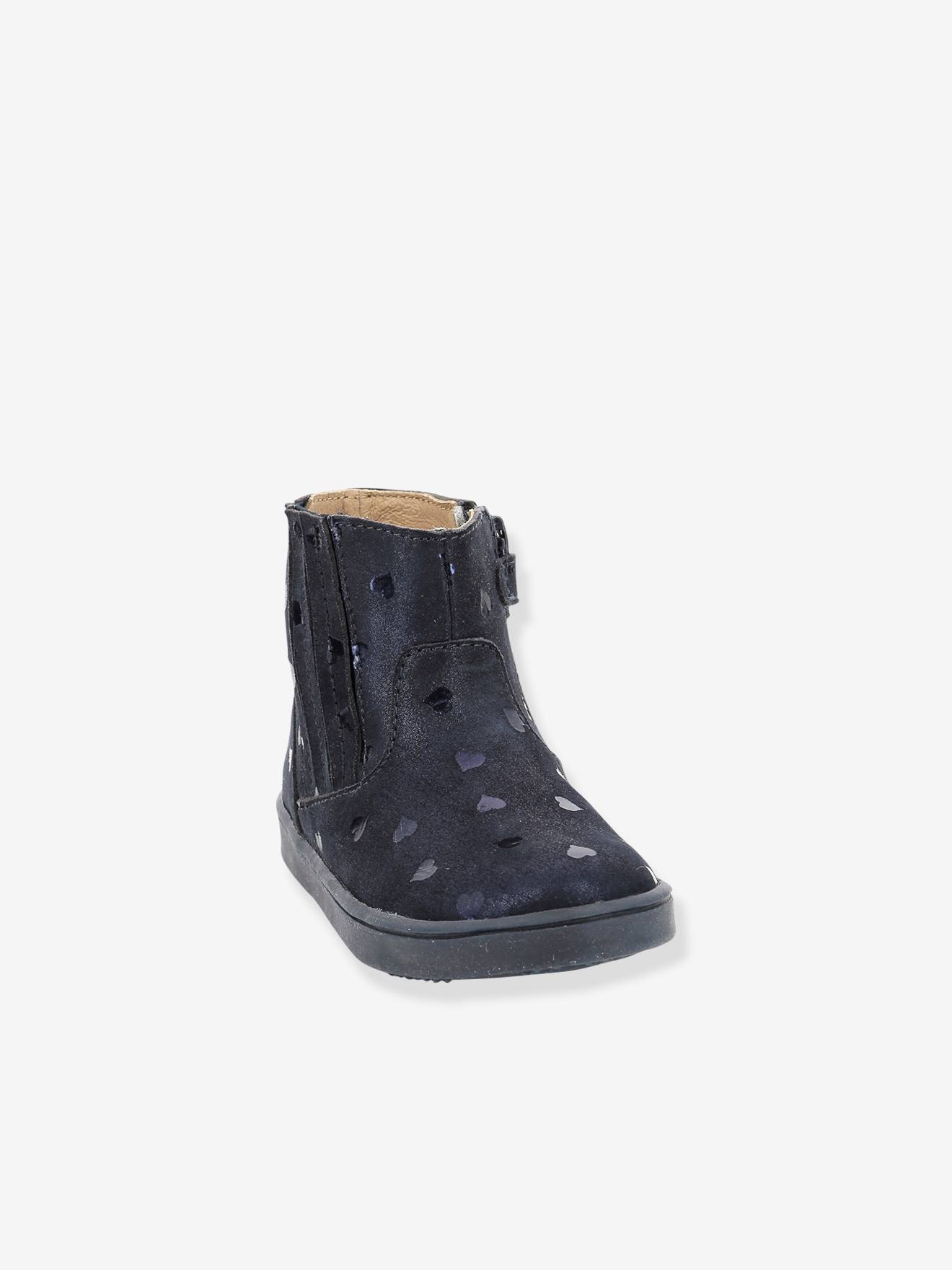 Aster Mädchen Lederboots WELSEA ASTER - marine