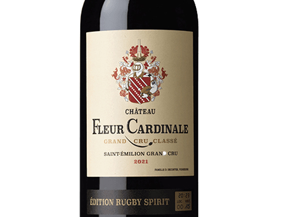 Château Fleur Cardinale 2021 Magnum édition Limitée Rugby Spirit Bordeaux Saint-Emilion Grand Cru
