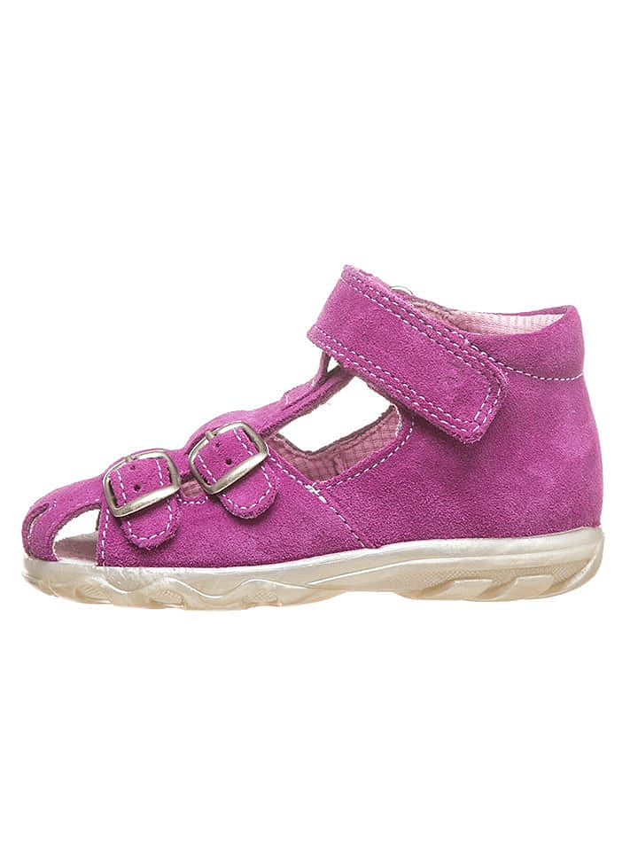 Richter Shoes Leder-Halbsandalen in Pink günstig kaufen 19