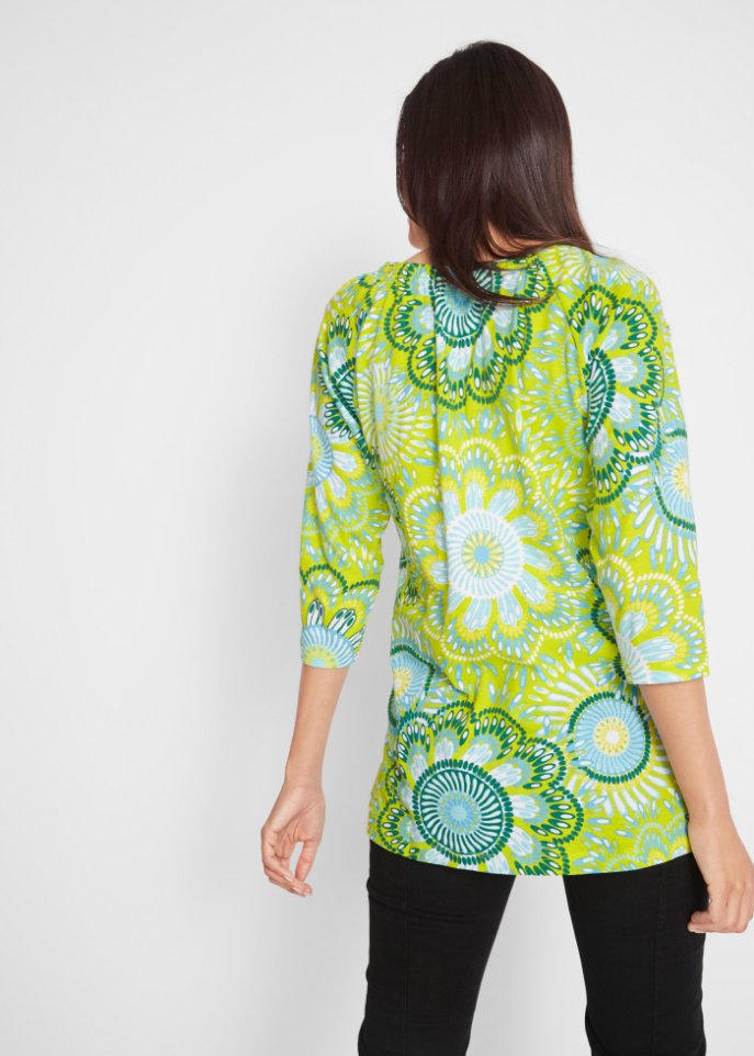Baumwoll Shirt, 3/4-Arm