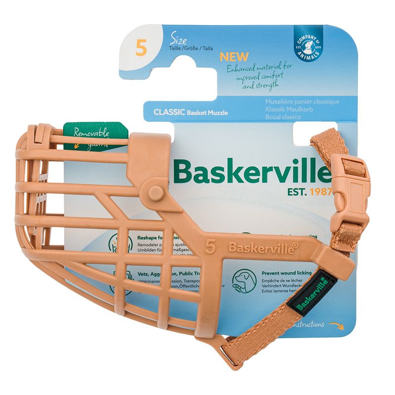 Baskerville Klassik Maulkorb, beige zu TOP-Preisen