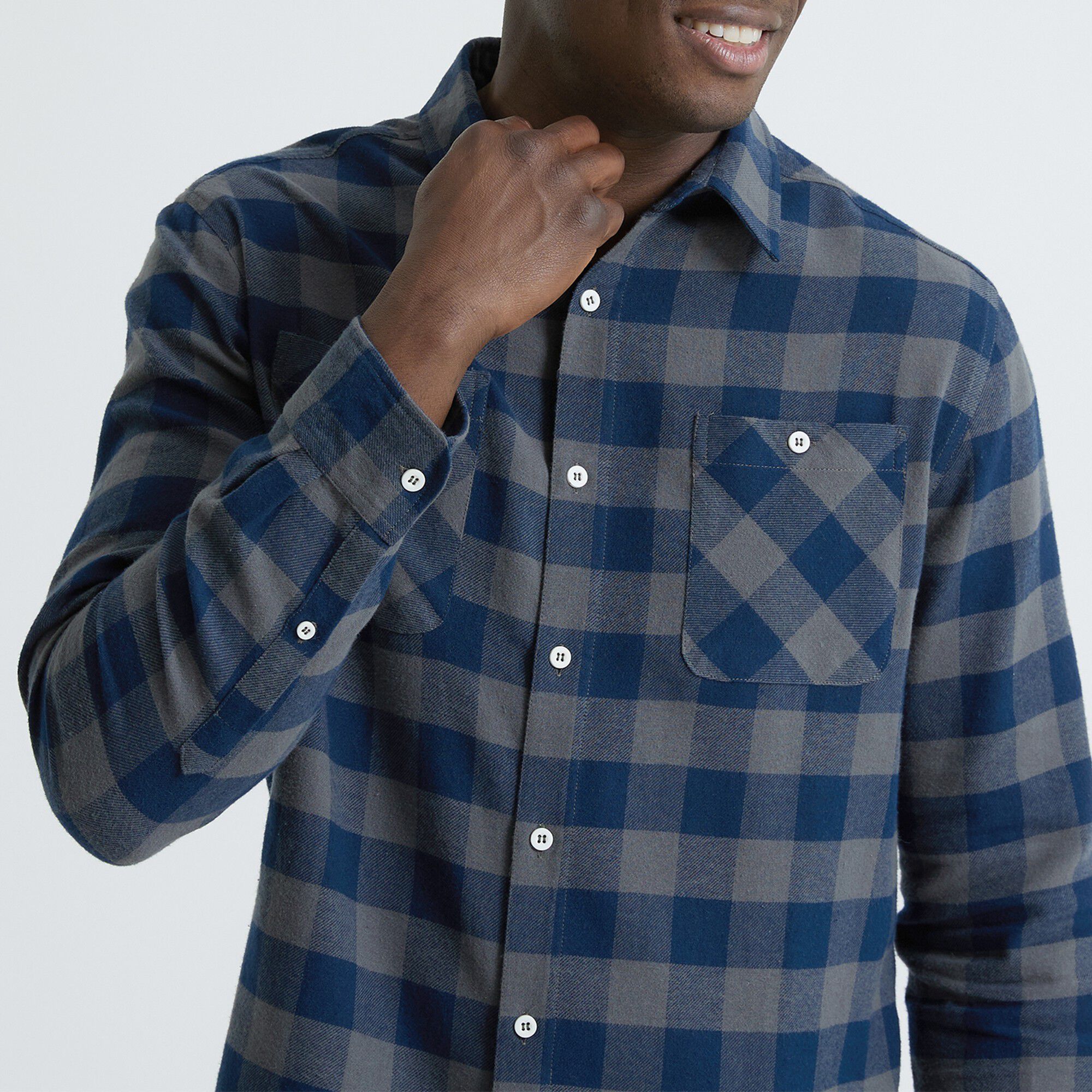Chemise carreaux écossais flanelle
