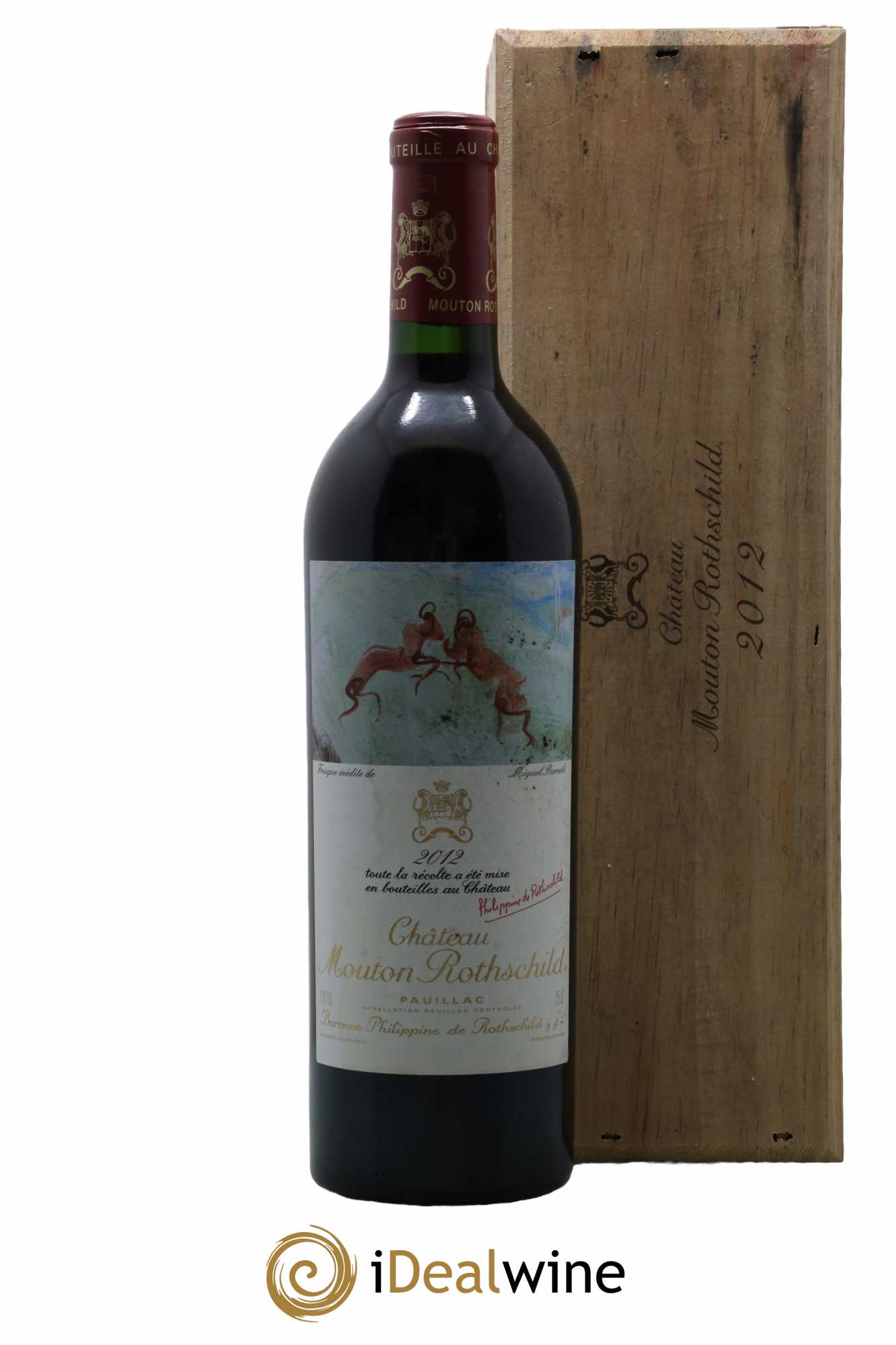 Château Mouton Rothschild 1er Grand Cru Classé  2012 - Lot de 1 Bouteille