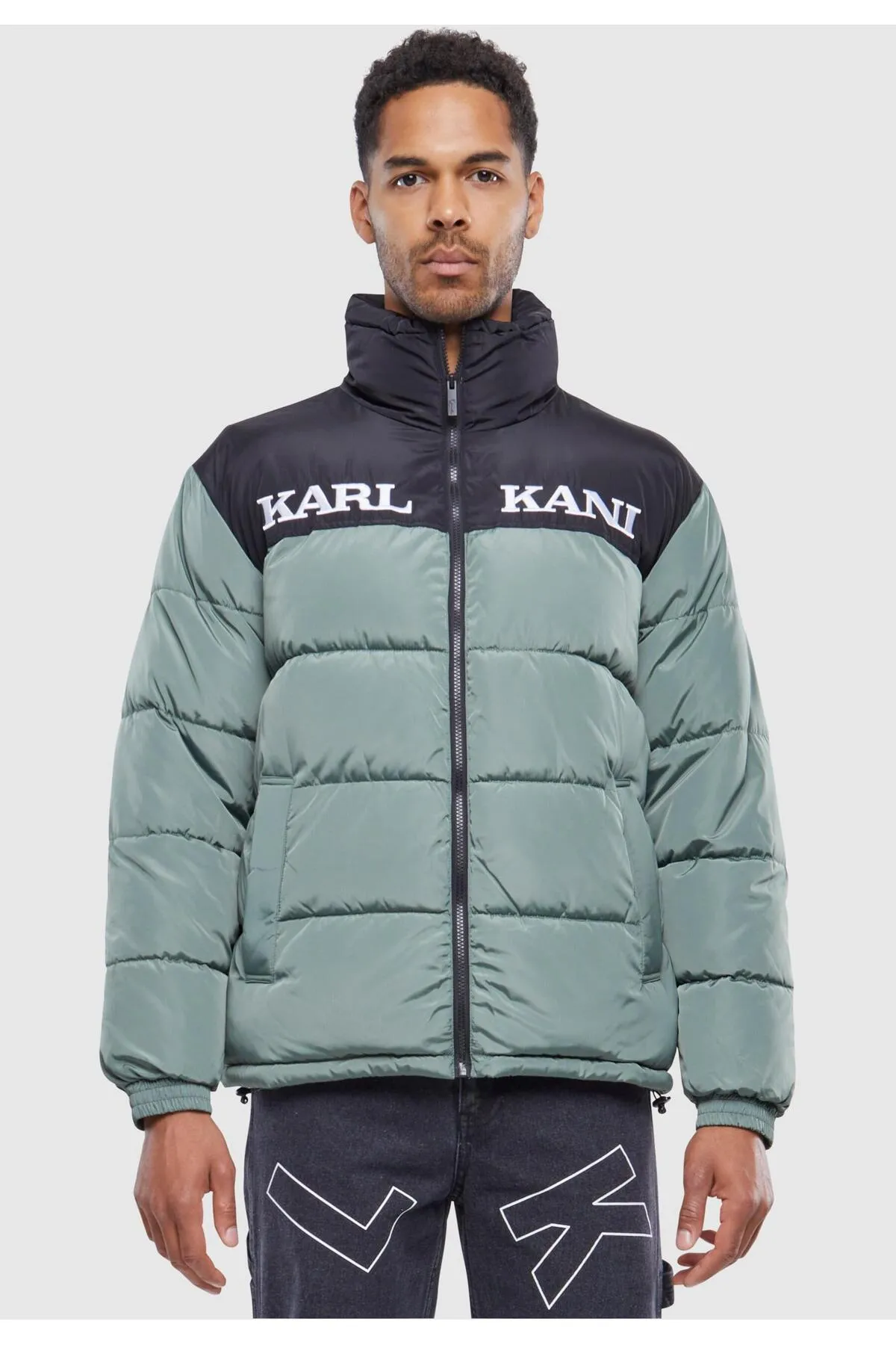 KARL KANI  Winterjacke - Grün - Basic