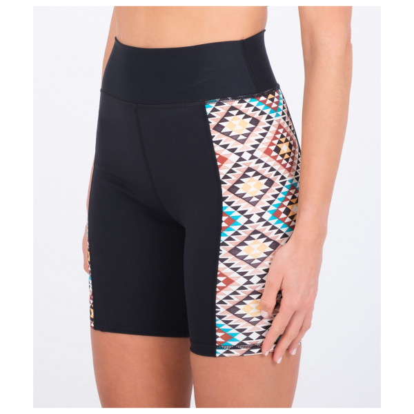 Hurley - Women's Mosaic Geo Long Line Surf Short - Bikini-Bottom