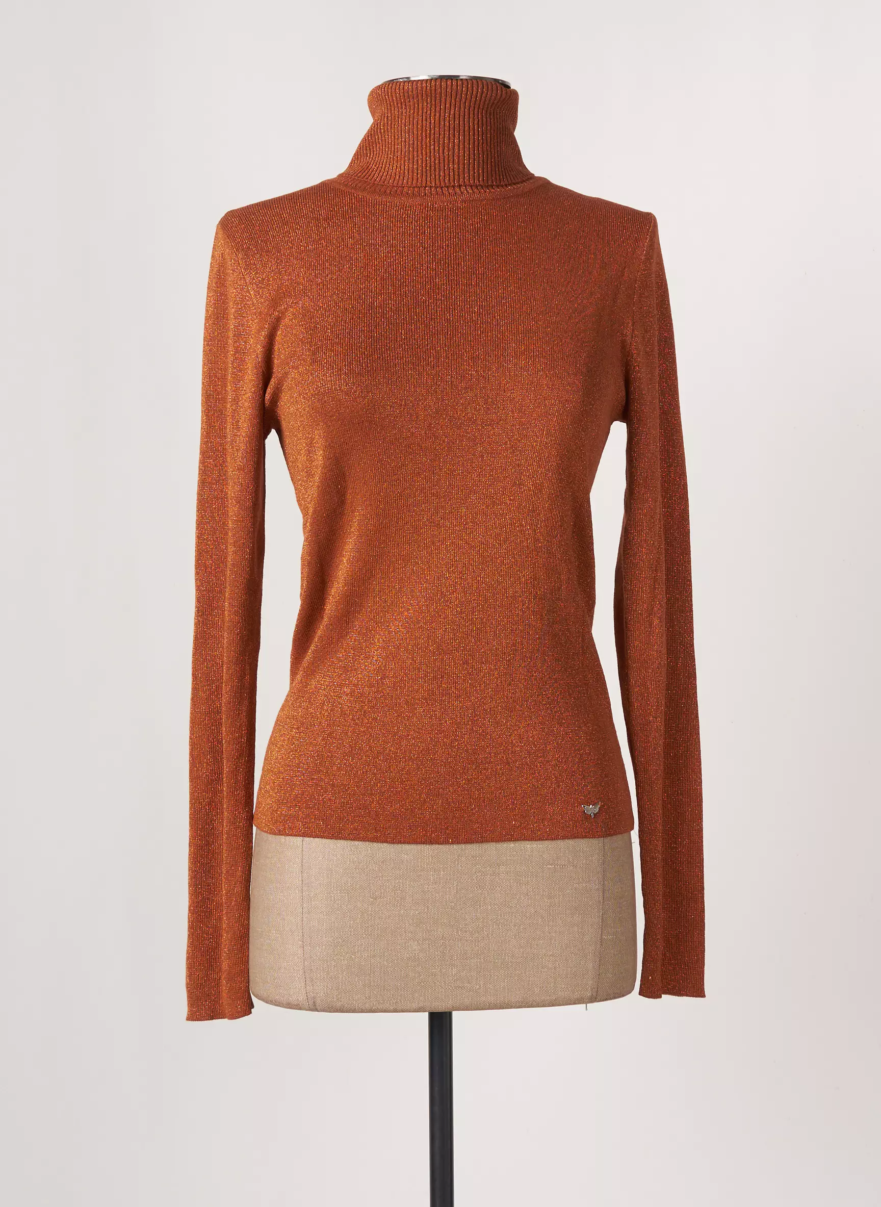 Les P Tites Bombes Cols Roules Femme couleur marron