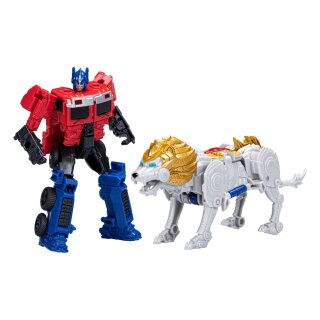 Transformers: Aufstieg der Bestien Beast Alliance Combiner Actionfiguren 2er-Pack Optimus Prime & Lionblade 13 cm