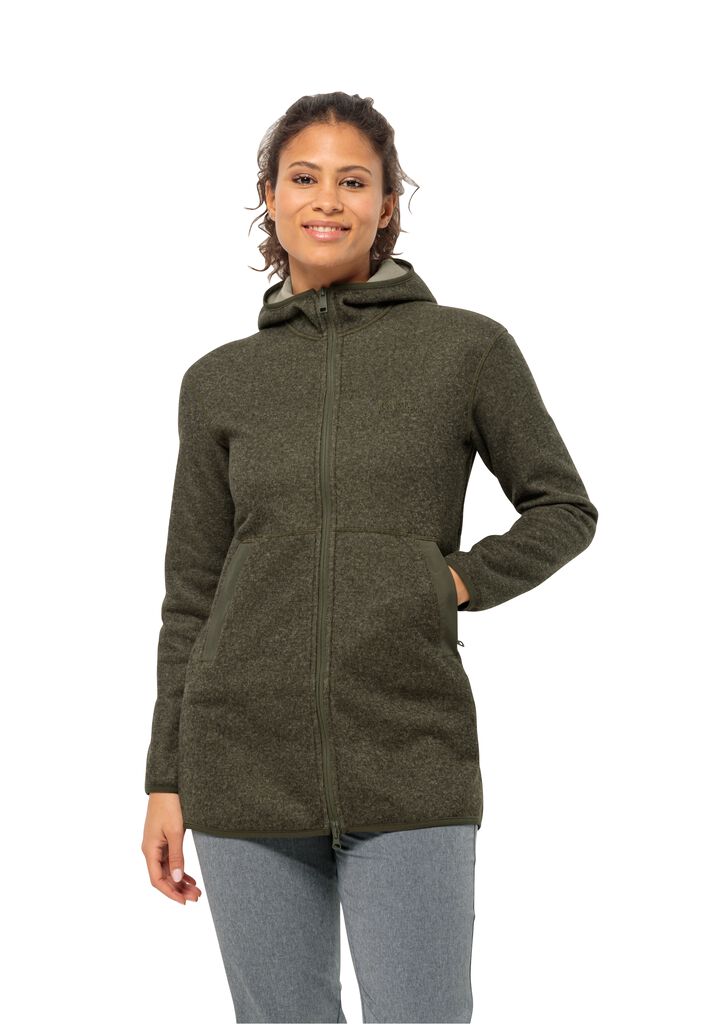 TANNENSPUR COAT W Fleecemantel Damen