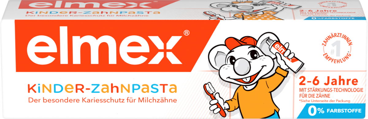 Zahnpasta Kinder, 2 bis 6 Jahre, 50 ml
