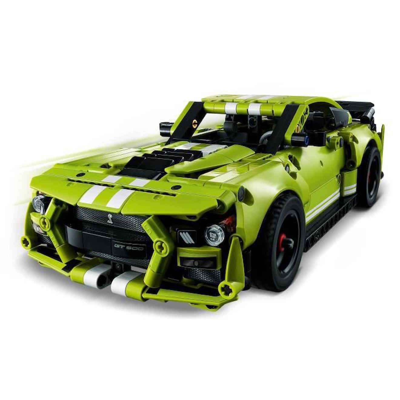 LEGO 42138 Technic Ford Mustang Shelby GT500, Maquette de Voiture de Course, Jouet à Construire, pour Garçons et Filles Dès 9 Ans vert