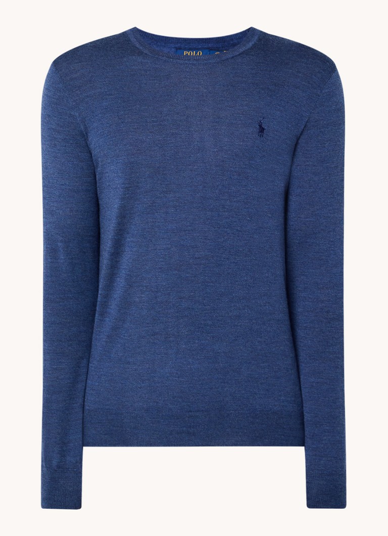 Ralph Lauren Fine-knit wool pullover with logo