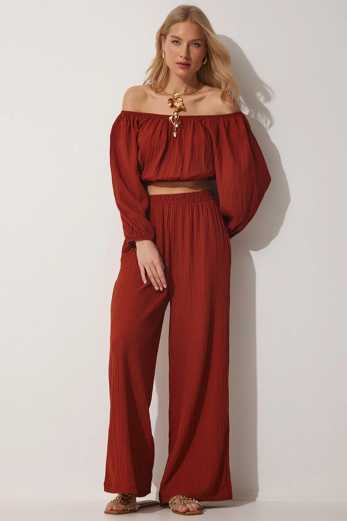 Happiness İstanbul  Zweiteiler - Orange - Regular Fit