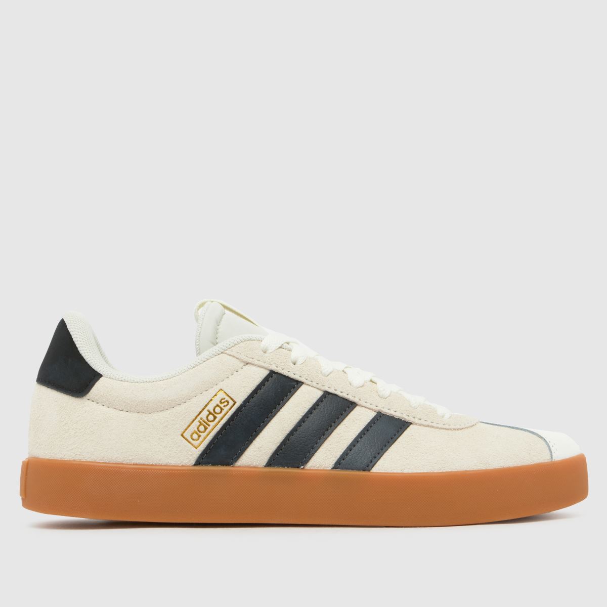 adidas VL COURT 3.0 cipők kő és fekete színben
