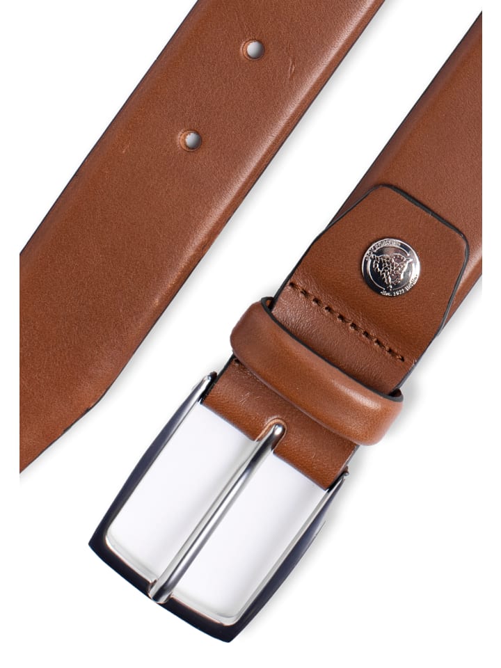 Roy Robson Ledergürtel Eleganter Business Ledergürtel in BRAUN günstig kaufen