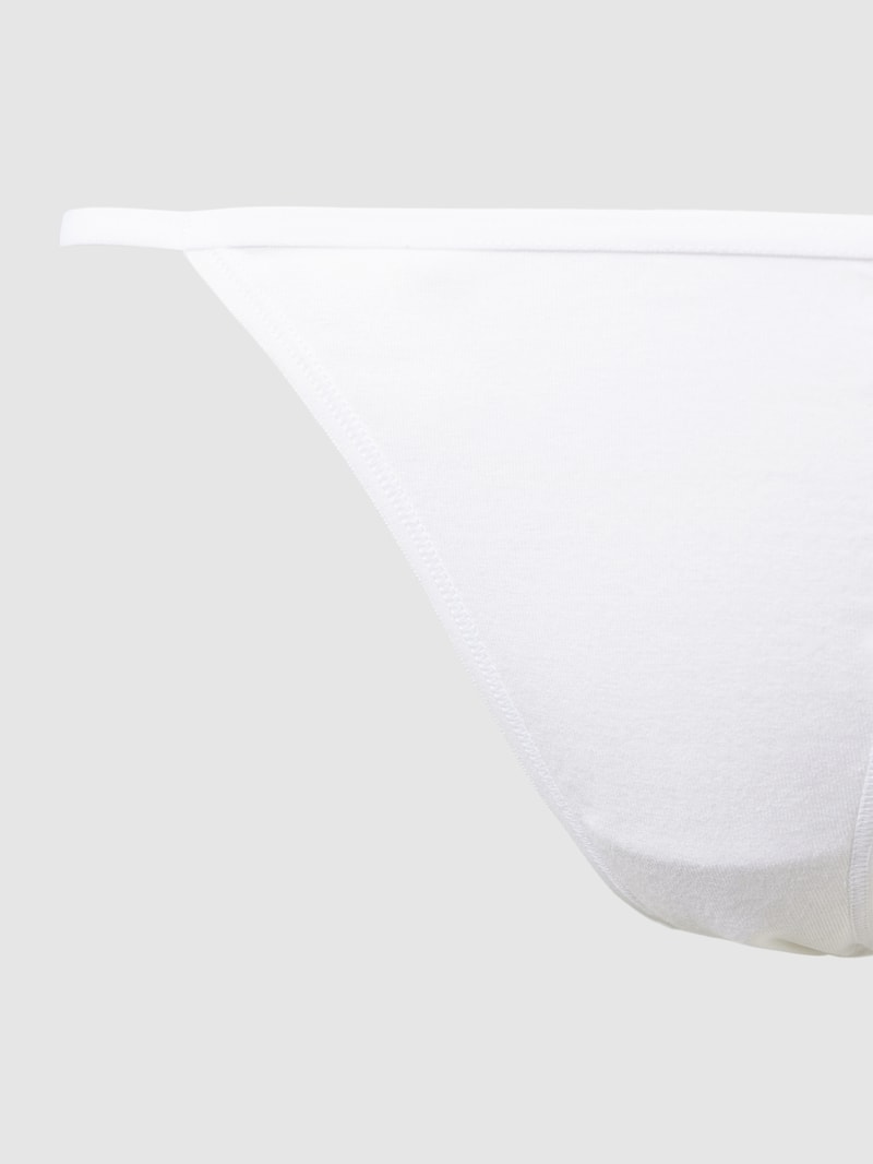 String mit Label-Detail im 3er-Pack Modell 'ATHLETIC' in schwarz