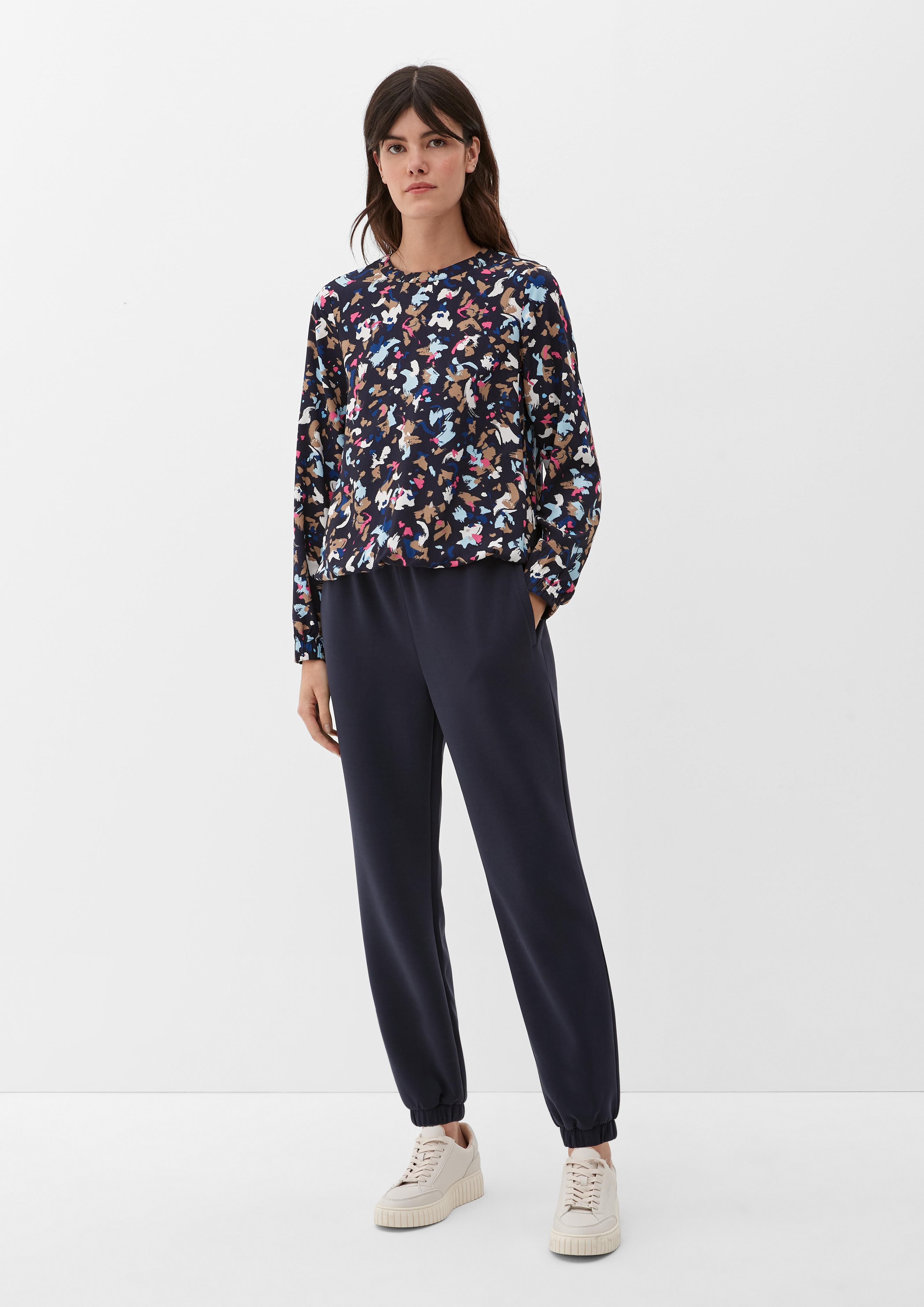 Viskosebluse in abstraktem Muster  2124883-59A0