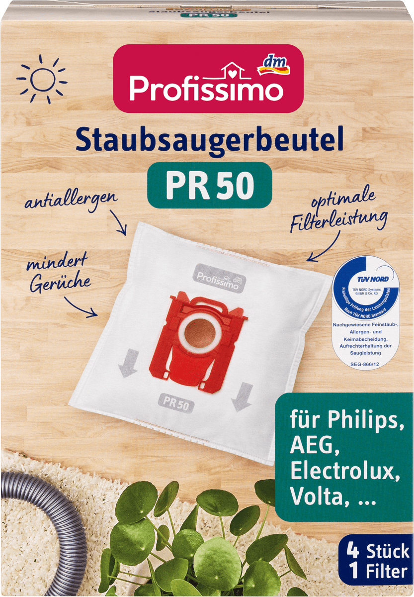 Staubsaugerbeutel PR 50, 4 St