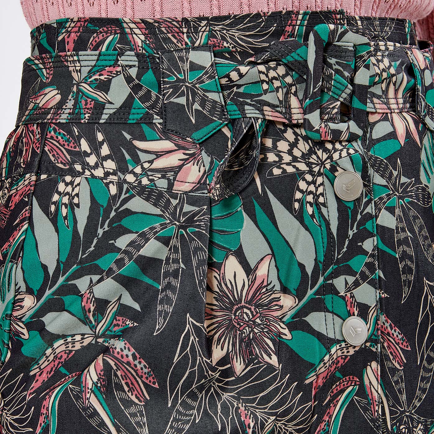 GUIRI  Jupe fleurie Femme