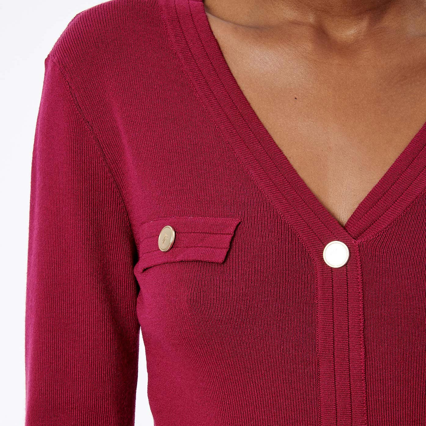 LUZ    Pull fuchsia femme