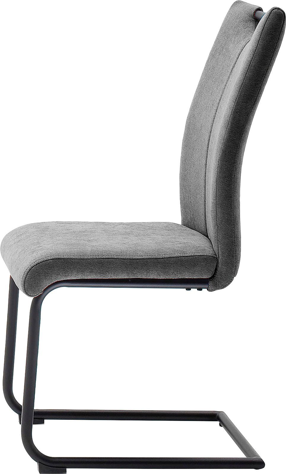 MCA furniture Freischwinger Adana (4 St), 4er-Set mit Stoffbezug, belastbar bis 120 kg