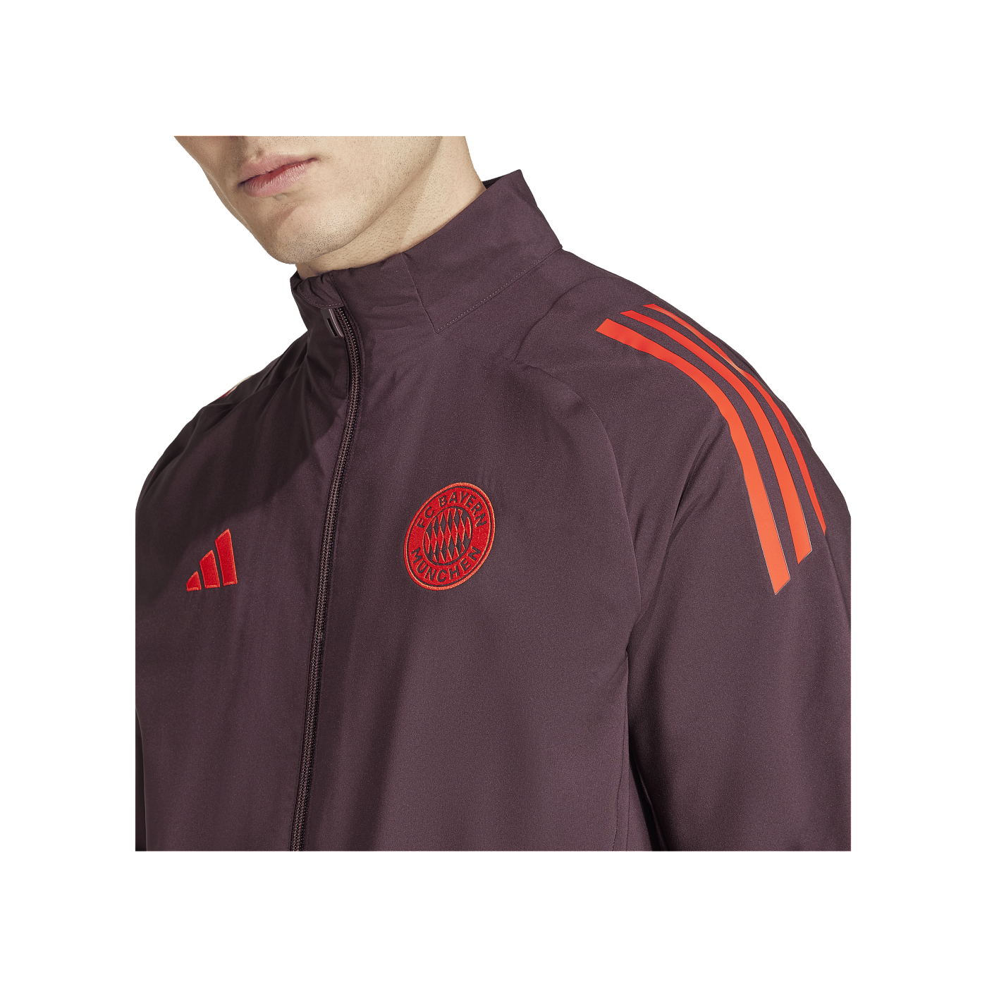 adidas FC Bayern München Prematch Jacke 2024/2025 Rot
