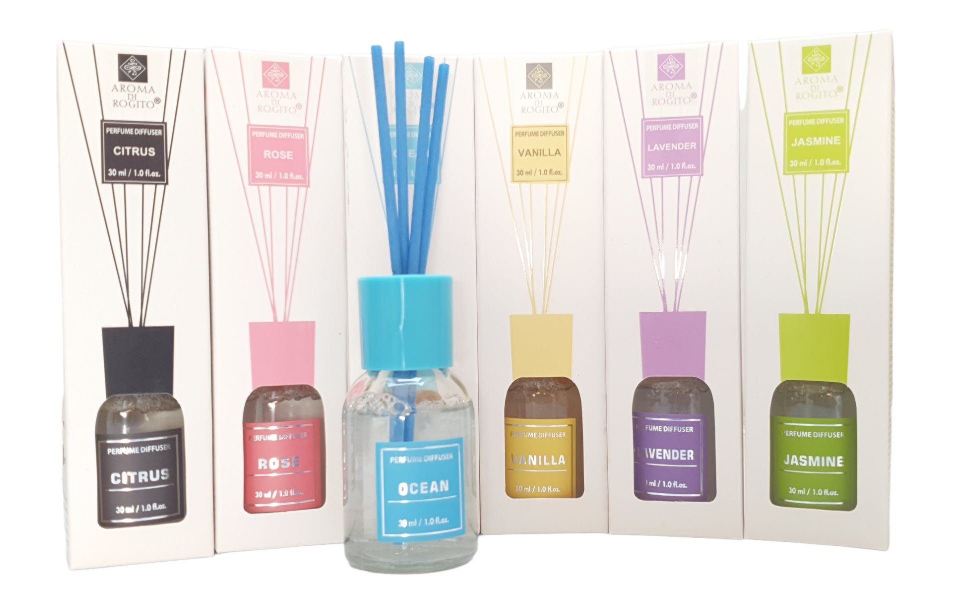 Spectrum Raumduft Duftspender 30 ml Citrus Rose Ocean Vanilla Lavender Jasmine