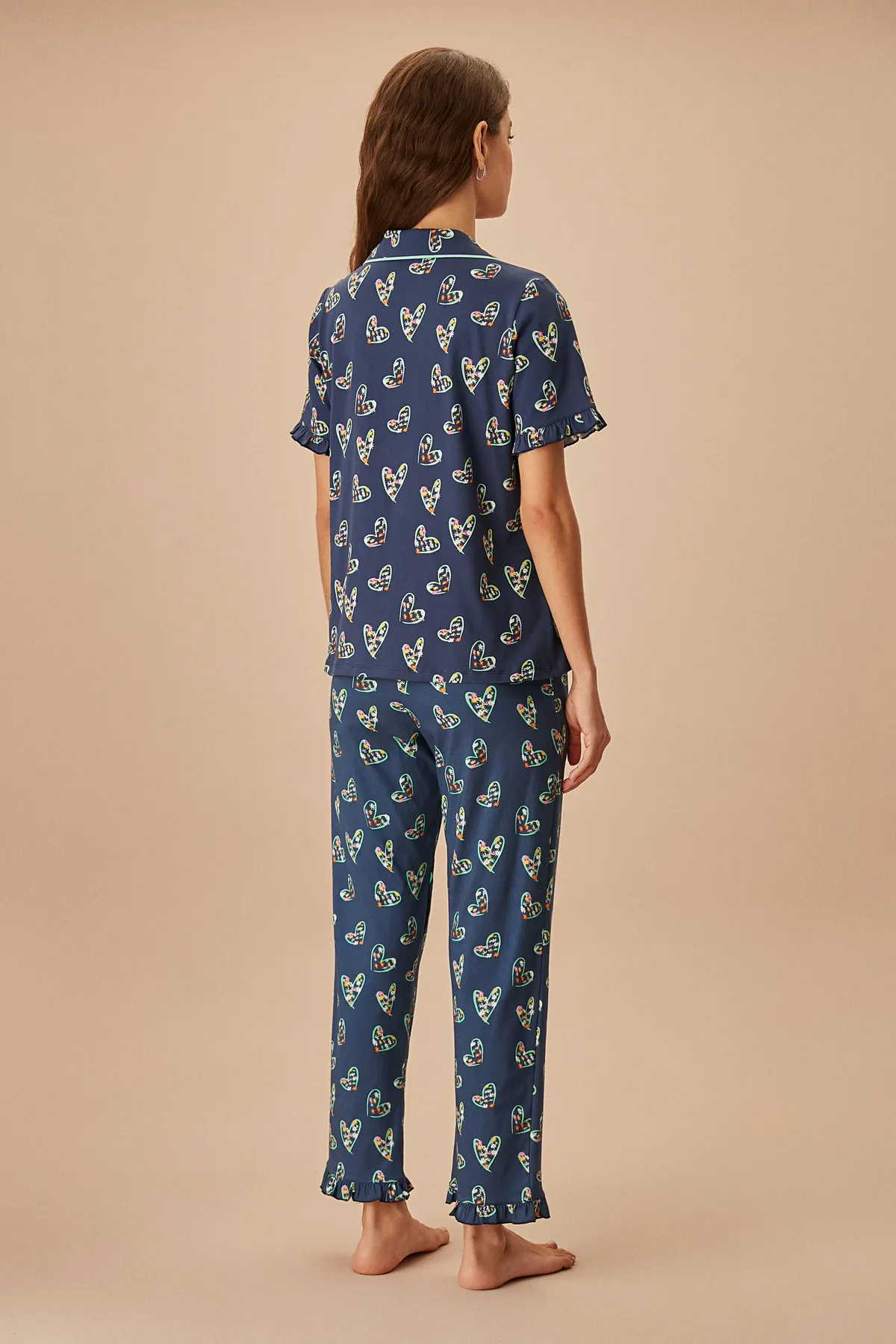 SUWEN  Daisy Maskulines Pyjama-Set