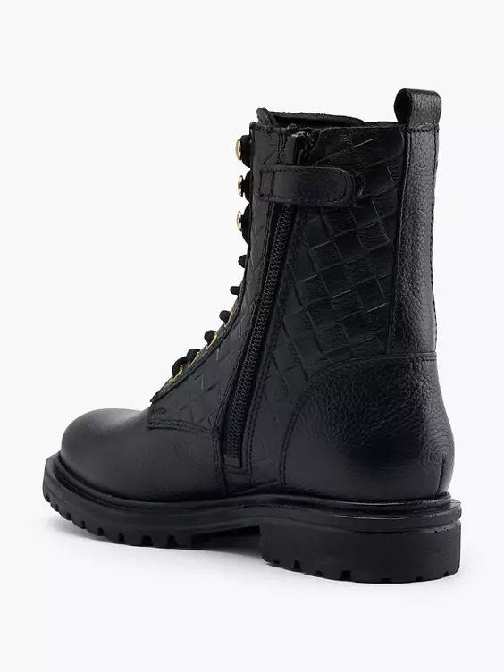 Graceland Leder Schnürboots