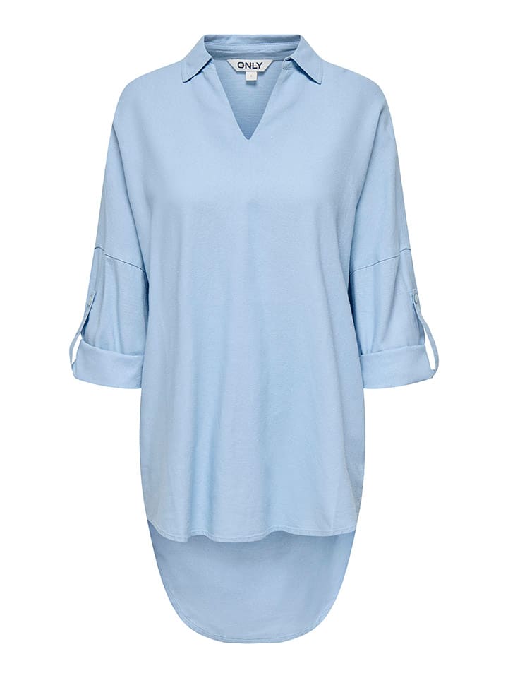 ONLY Bluse in Hellblau günstig kaufen