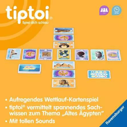 tiptoi® Quiz Altes Ägypten - Lernspiel ab 6 Jahren
