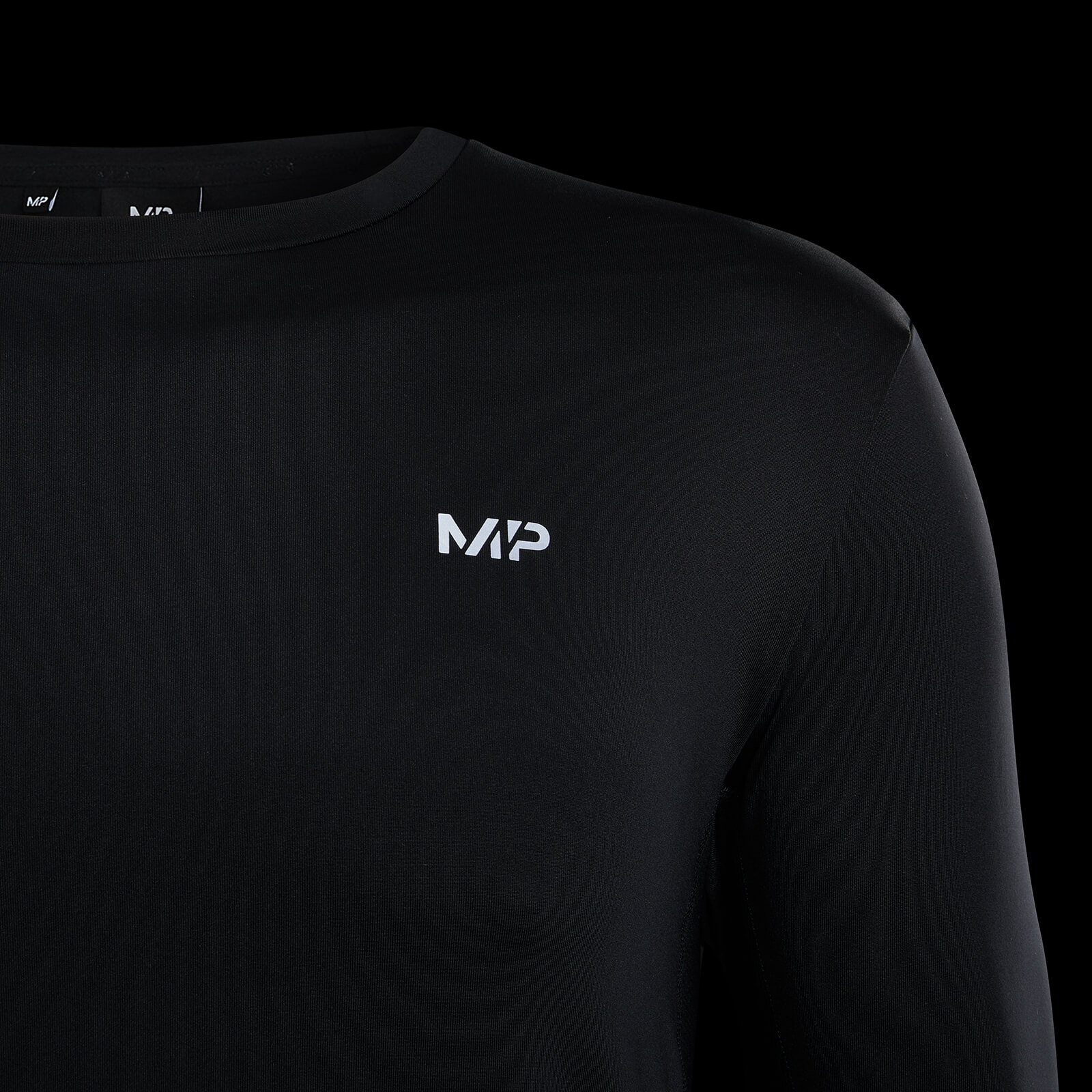 T-shirt à manches longues MP Velocity pour hommes – Noir