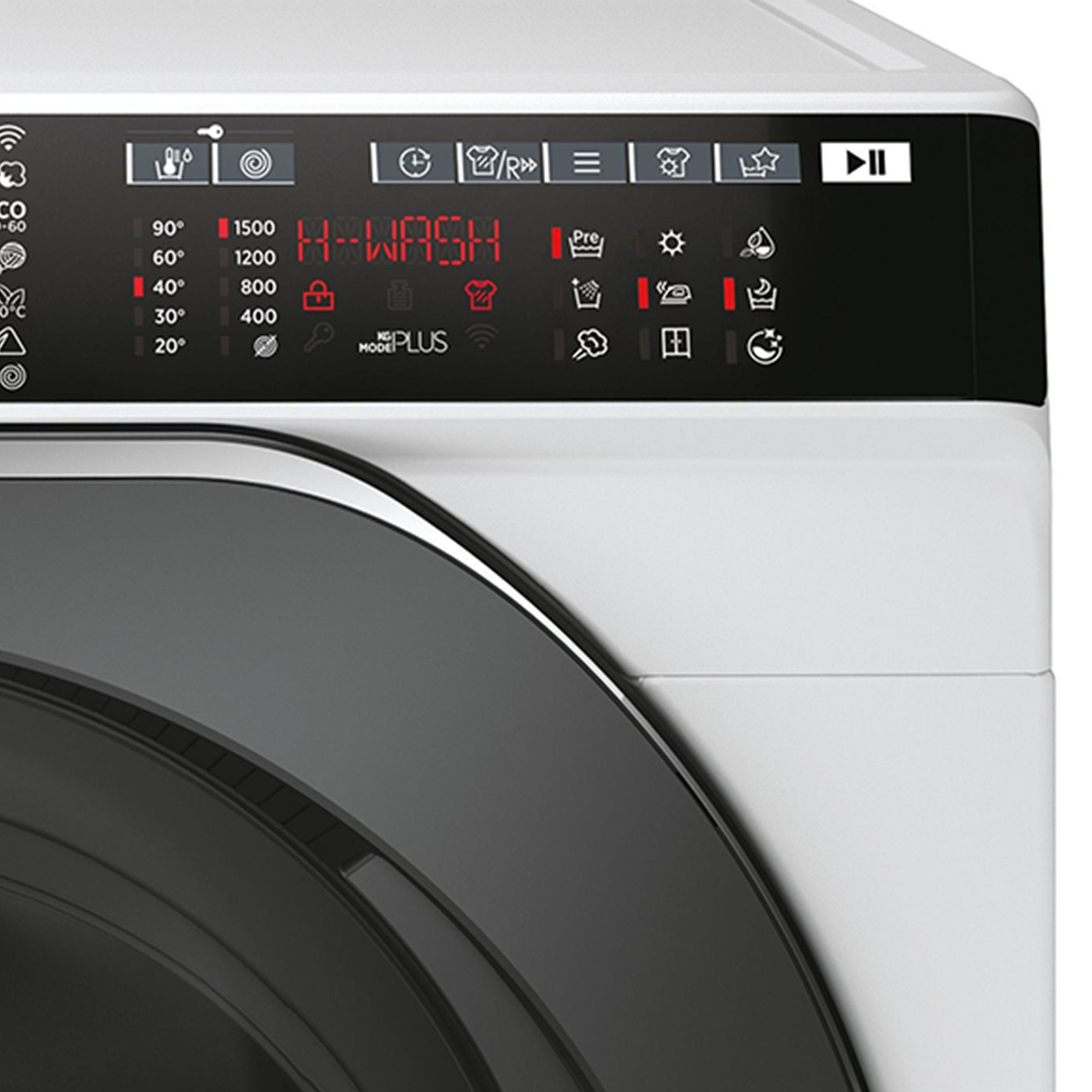 Hoover Waschtrockner HDP 5106AMBC/1-S, 10,00 kg, 6 kg, 1500 U/min, Mix-Power-System, WiFi & Bluetooth (hOn-App), Active Steam
