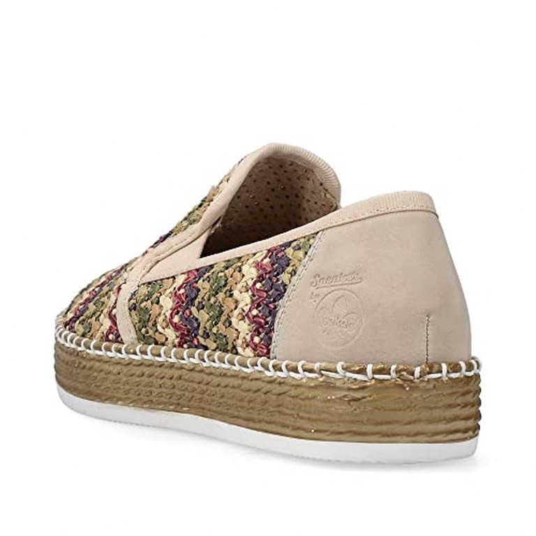 RIEKER Klassische Slipper bunt Slipper L7873-91. multi