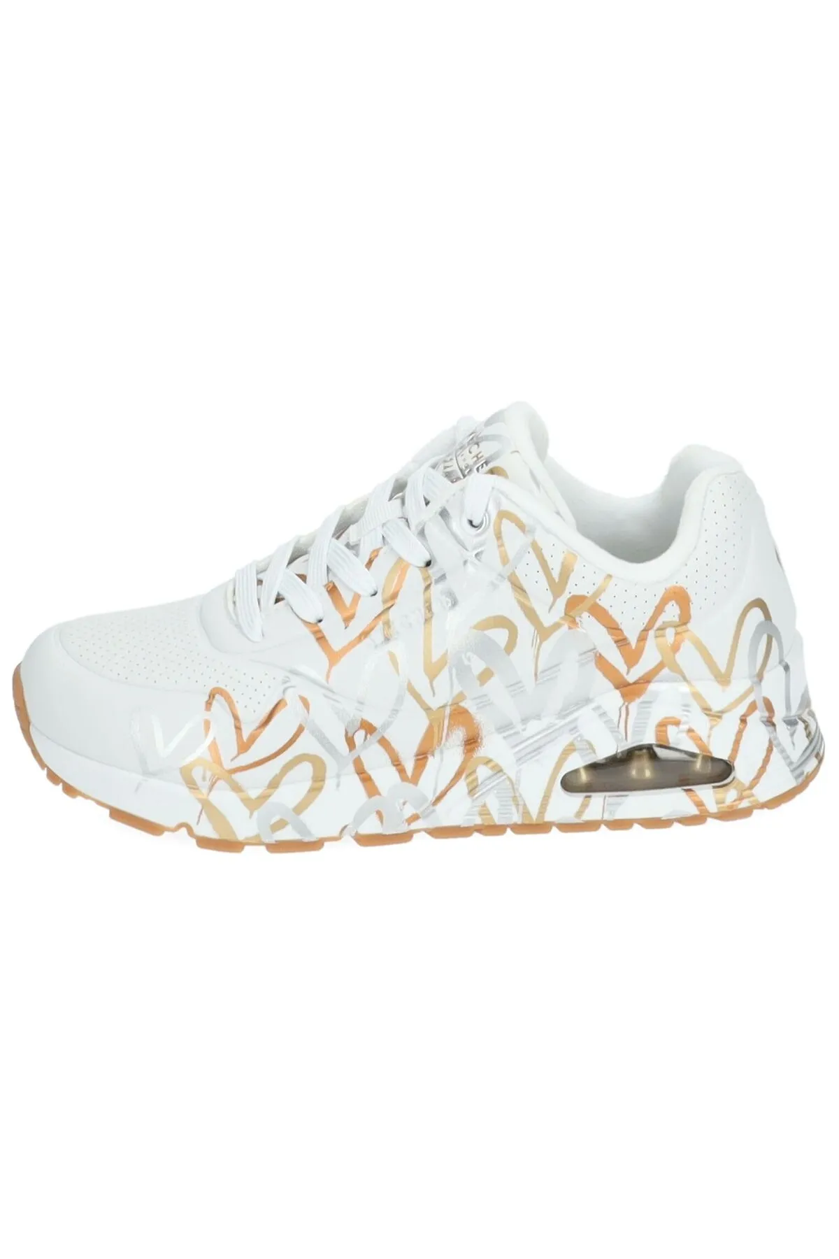 SKECHERS  Sneaker - Goldfarben - Flacher Absatz