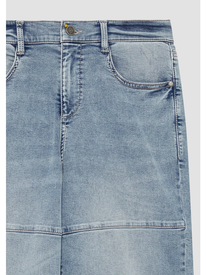s.Oliver Jeans-Hose lang in Blau günstig kaufen