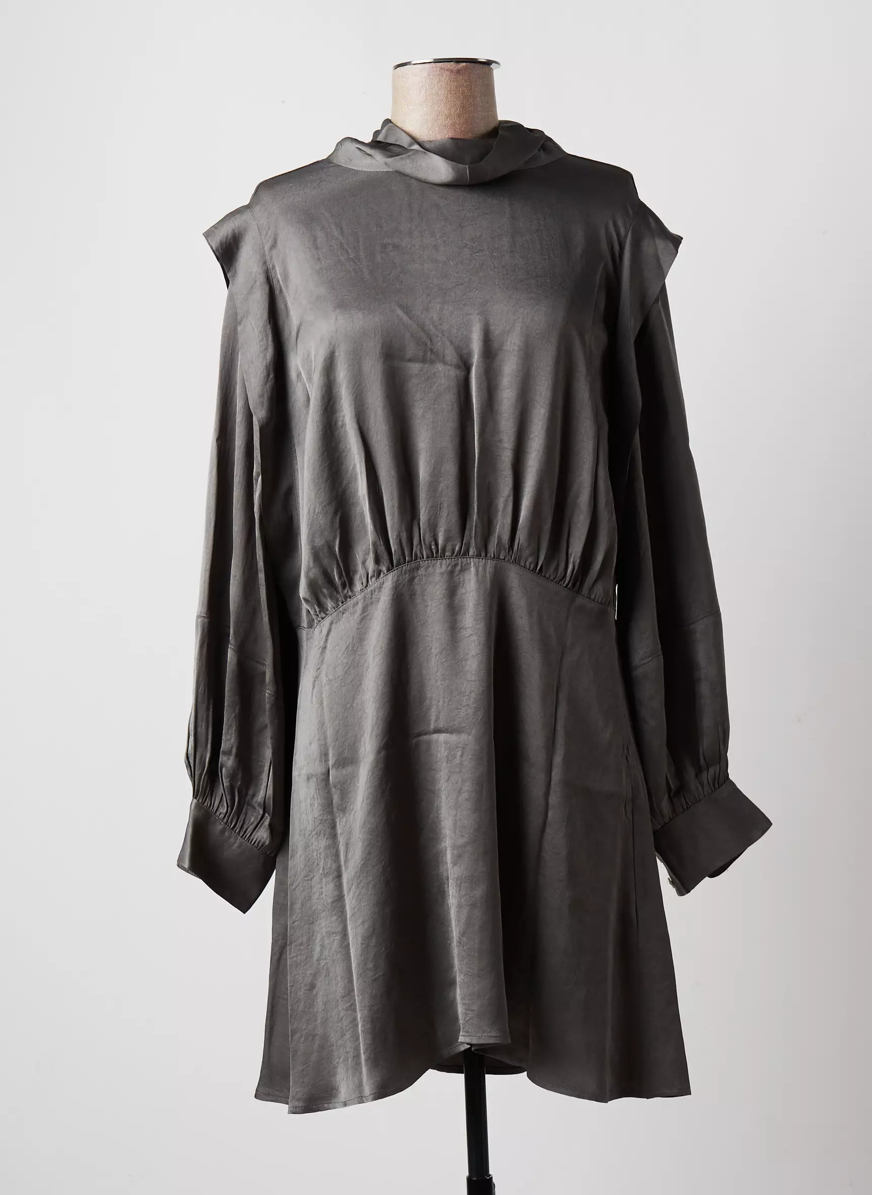 American Vintage Robes Courtes Femme couleur gris