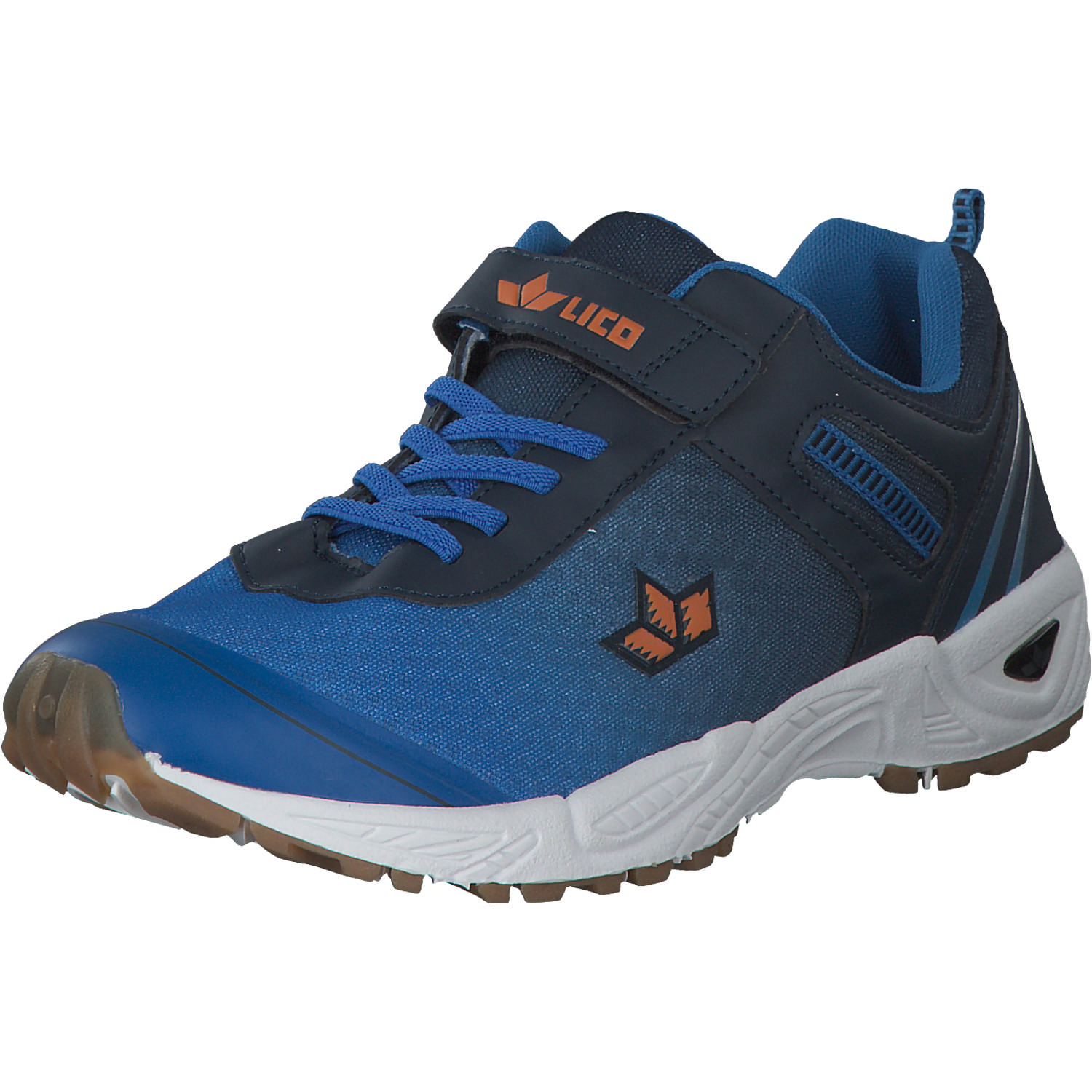 Geka Barney VS M, Sneakers Low, Kinder, blau/marine/orange