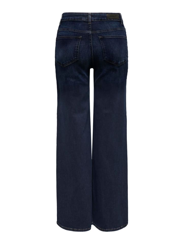 ONLY Jeans ONLMADISON BLUSH HW WIDE comfort/relaxed in Blau günstig kaufen
