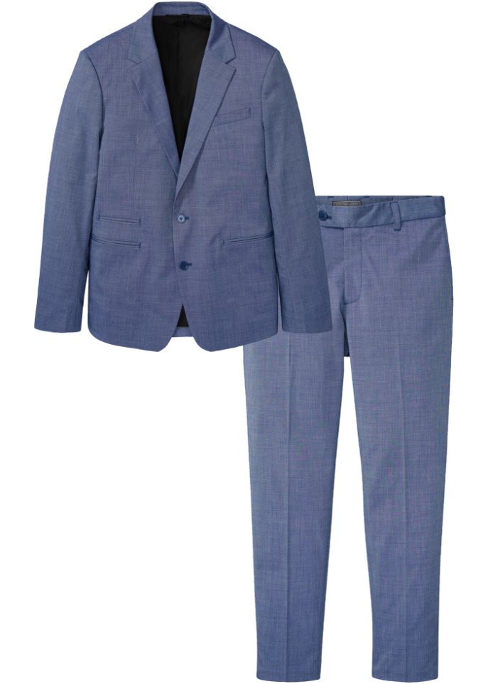 Anzug (2-tlg.Set): Sakko und Hose, Slim Fit
