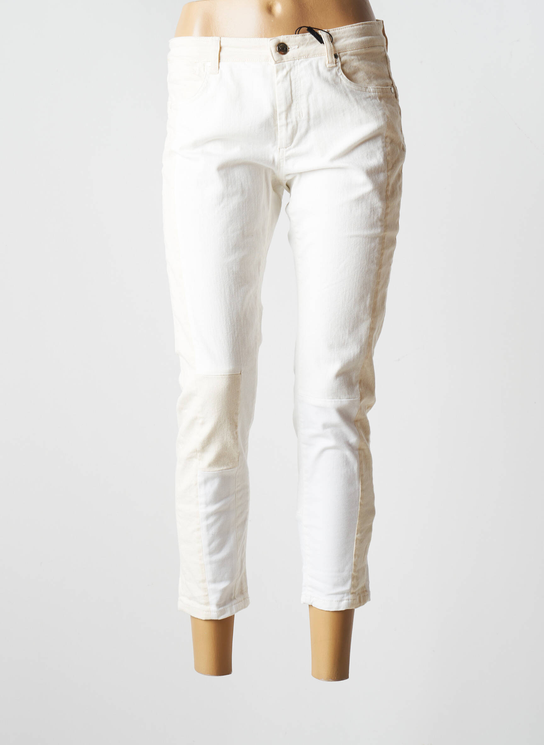 Sportmax Jeans Coupe Slim Femme couleur beige